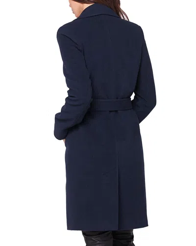 Florens Medium Wool Coat In Blue