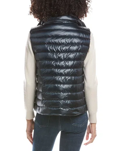 Herno Down Puffer Vest In Blue