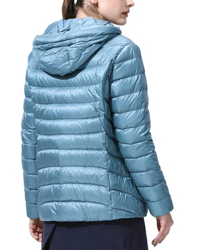 Olivia Taylor Medium Down Jacket In Blue
