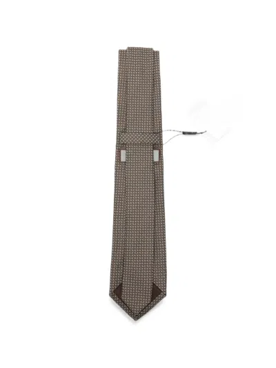 Canali Geometric-pattern Tie In Multi
