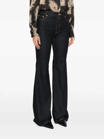 Zimmermann High-waisted Flared Jeans In Blue