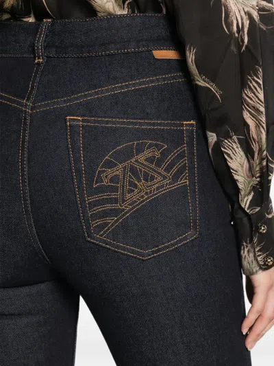 Zimmermann High-waisted Flared Jeans In Blue