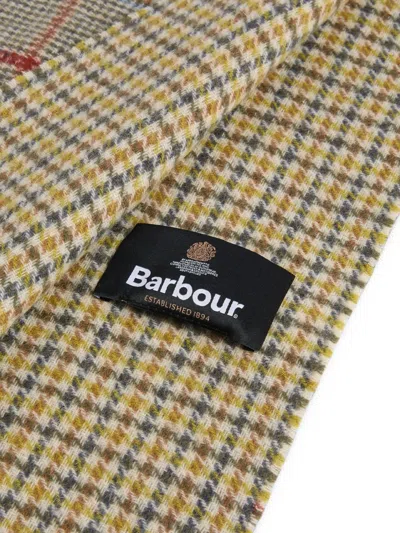 Barbour Macklow Check-pattern Scarf In Multi