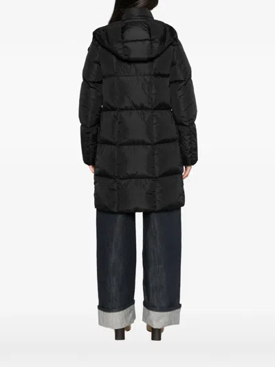 Moncler Litte Padded Coat In Black