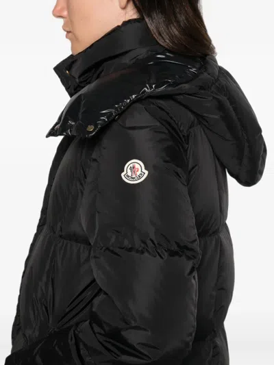 Moncler Litte Padded Coat In Black