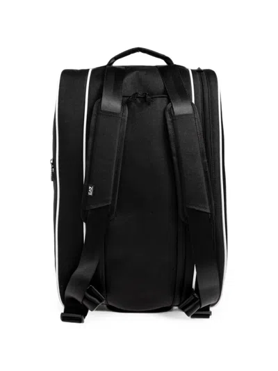 Ea7 Logo-print Backpack In Black