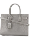 Saint Laurent Small Sac De Jour Tote Bag In Grey