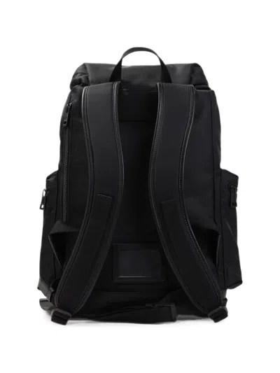 Moncler Kenton Drill Nylon Backpack With Logo Patch In Black
