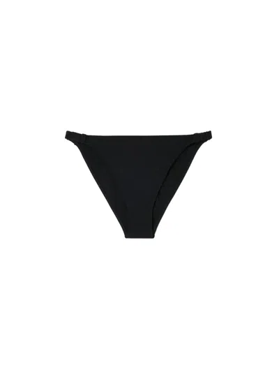 Filippa K Ruched-side Bikini Bottoms In Black