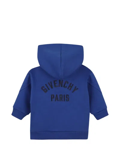 Givenchy Logo-embroidered Tracksuit In Blue