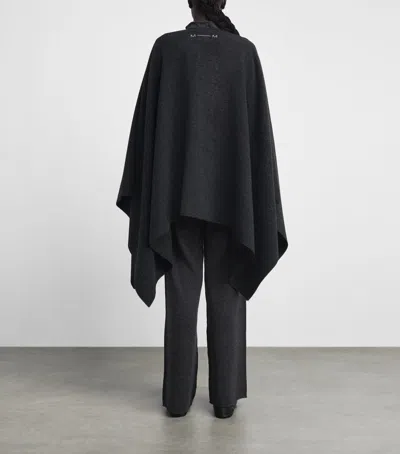 Mm Wool-blend Cardigan In Grey
