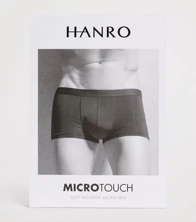 Hanro Micro-touch Boxer Briefs In Green