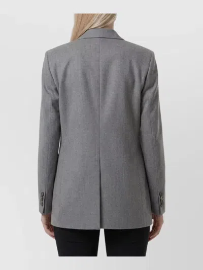 Tagliatore Jasmine Double-breasted Buttoned Jacket In Gray