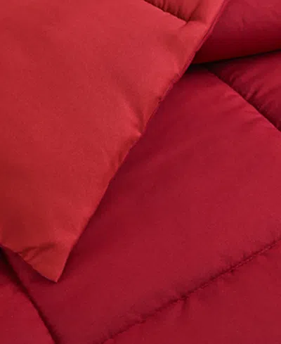 Arch Studio Microfiber Down Alternative Comforter, King In Red