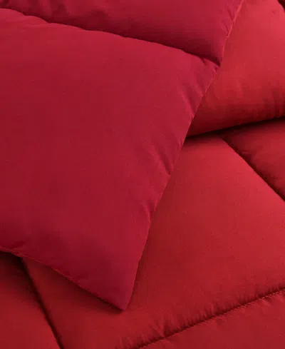 Arch Studio Microfiber Down Alternative Comforter, King In Red
