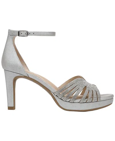 Lifestride Glamorous Platform Sandal In Silver