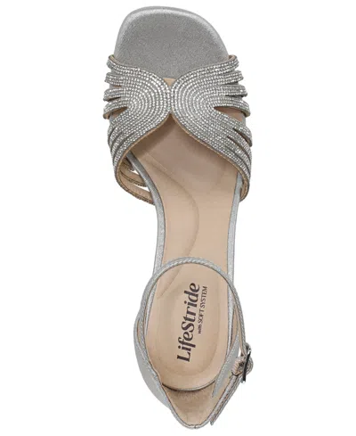Lifestride Glamorous Platform Sandal In Silver