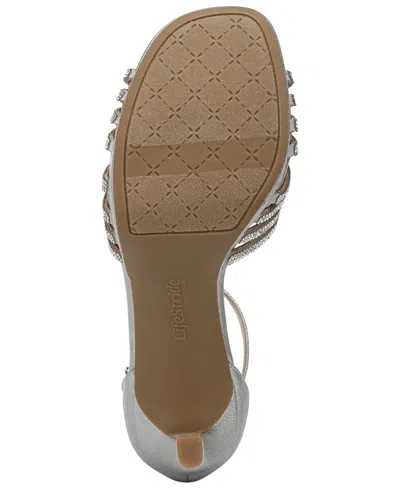 Lifestride Glamorous Platform Sandal In Silver