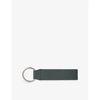 Smythson Womens Leather Strap Keyring