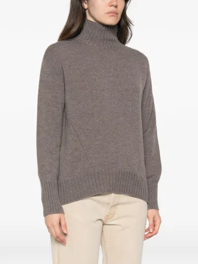 Why Ci Pullover Mit Geripptem Saum In Gray