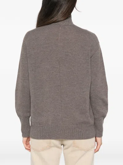 Why Ci Pullover Mit Geripptem Saum In Gray