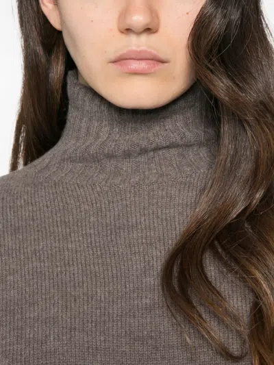 Why Ci Pullover Mit Geripptem Saum In Gray