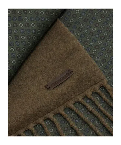 Ferragamo Double-face Patterned Scarf In Multi