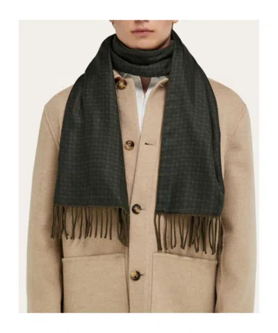 Ferragamo Double-face Patterned Scarf In Multi