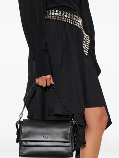 Iro Camera Loop Leather Shoulder Bag In Black