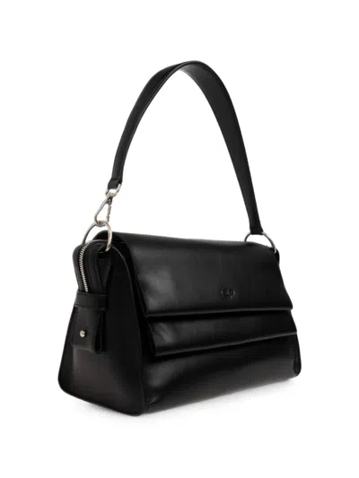 Iro Camera Loop Leather Shoulder Bag In Black