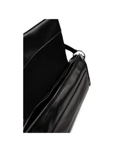 Iro Camera Loop Leather Shoulder Bag In Black