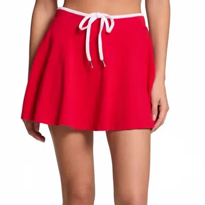Chaser Ace Mini Skort In Red In Red