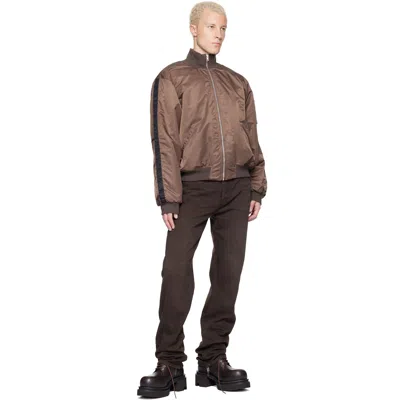 Alexander Digenova Brown Rl Bomber Jacket In Brown