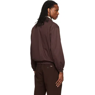 Dunst Brown Collared Blouson Jacket In Brown