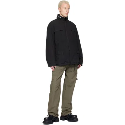 Alexander Digenova Black M65 Jacket In Black