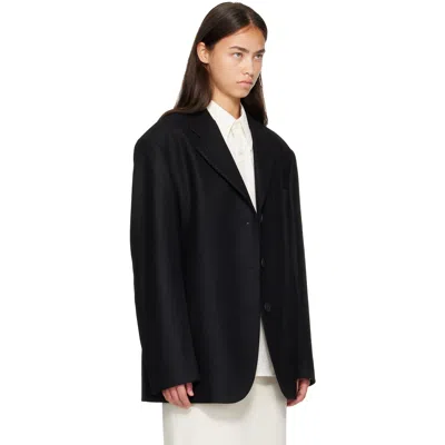 Studio Nicholson Black Sono Blazer In Black