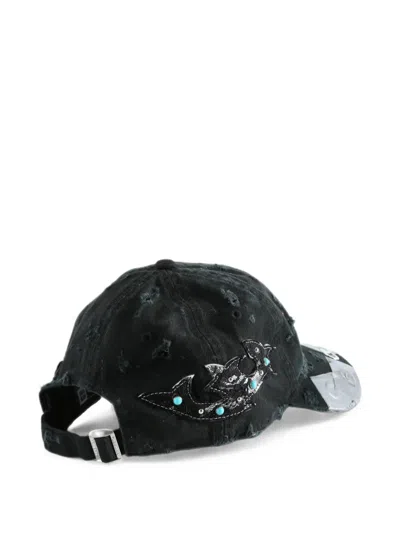 New Era 9twenty Distressed-effect Baseball Cap In Multi