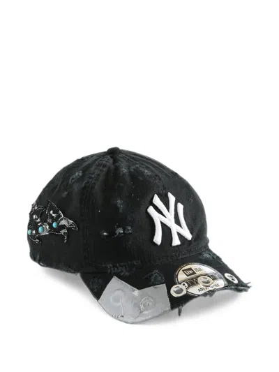 New Era 9twenty Distressed-effect Baseball Cap In Multi
