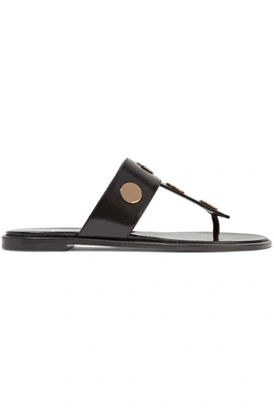 Shop Pierre Hardy Penny Studded Leather Sandals