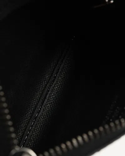 Pre-owned Louis Vuitton Monogram Eclipse Coin Purse In Black