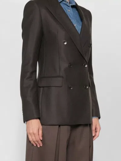 Tagliatore Wool Double-breasted Suit Jacket In Multi
