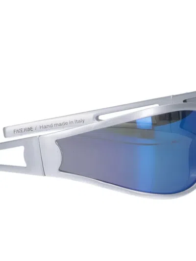 Facehide Acetate Sunglasses In Gray
