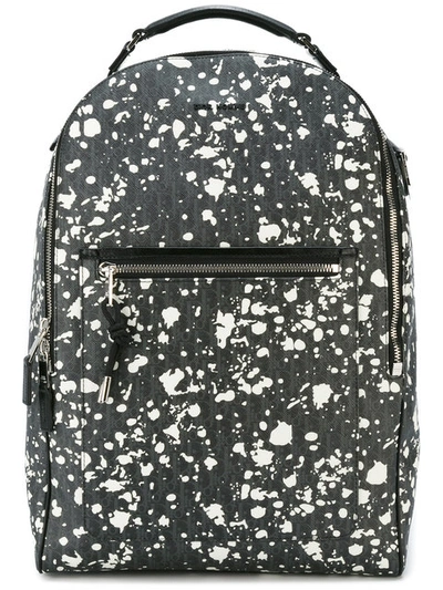 Dior Splatter Pattern Backpack