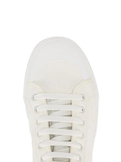 Shop Adidas Originals Adidas By Raf Simons Cream Spirit Hi Top Trainers - Neutrals