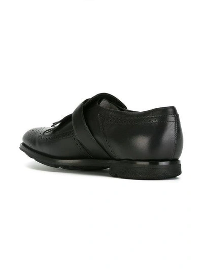 Shop Church's Fringed Monk Shoes In Black