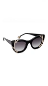 ALICE AND OLIVIA DELANCEY CRYSTAL SUNGLASSES