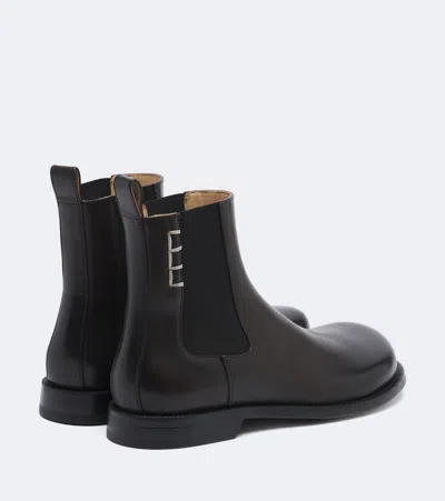 Jw Anderson Chelsea-boots Mit Elastischem Einsatz In Brown