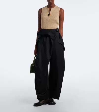 Jw Anderson Chelsea-boots Mit Elastischem Einsatz In Brown