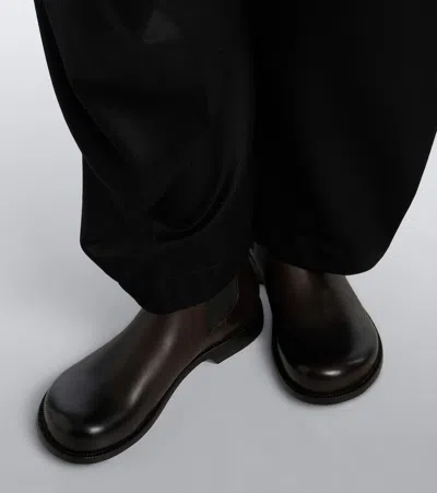 Jw Anderson Chelsea-boots Mit Elastischem Einsatz In Brown
