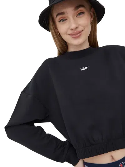 Reebok Logo Sweatshirt In Black